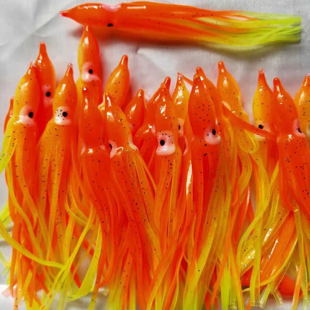 60pcs soft lure octopus lure squid jigssquid bait fishing skirt fishing lure W250926