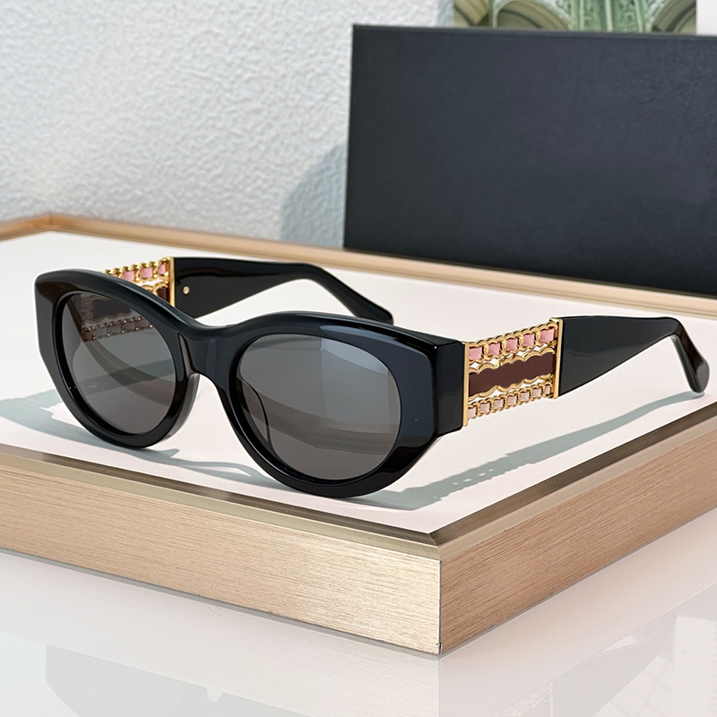 Designer Sunglasses For Women Men Fashion Chain Temple Eyewear 5536 Luxury Sunglasses Outdoor Goggles UV400 Protection Glasses With Box