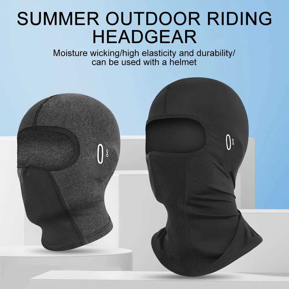 LOOGDEEL Cycling Balaclava Unisex Breathable Ice Silk Motorcycle Riding Sports Face Mask Neck Protect Summer Sunscreen Headwear Z250926