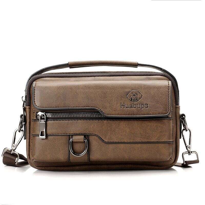 New Single Shoulder Casual Small Multi-Pocket Crossbody Multi-Functional Clutch Trendy Men's Bag