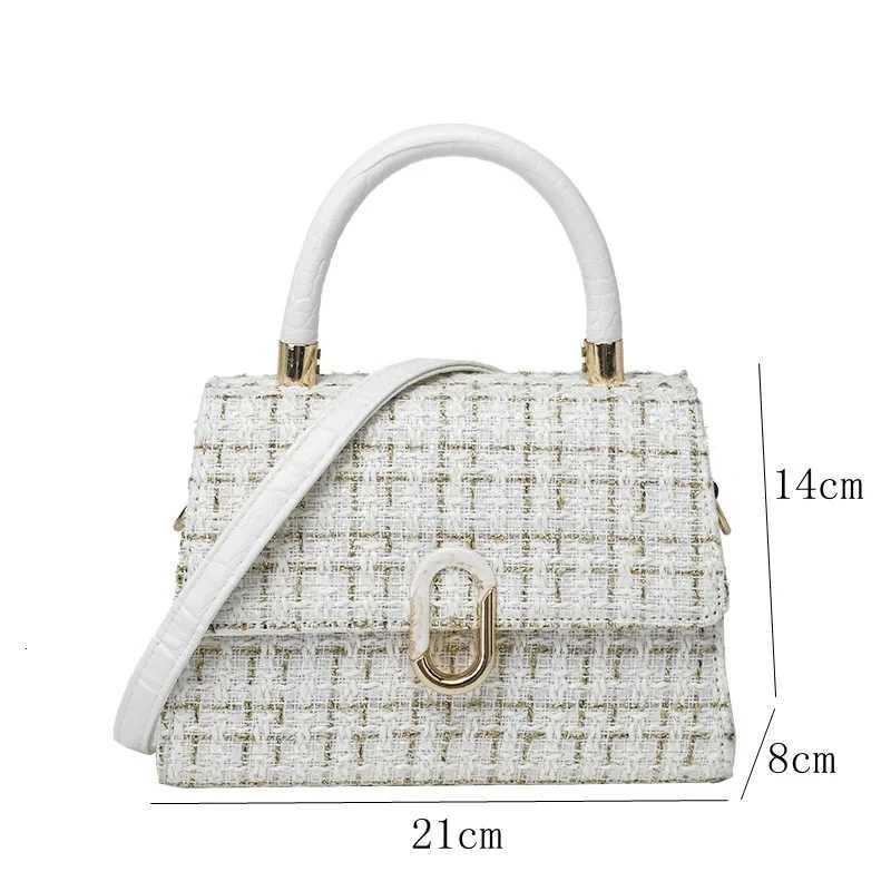 Bags for Women Trend 2025 Faux Leather Handbags for Women Beige Purple Black Fashion Small Hand Bag Shoulder Bags Sac Plaid New Z250926