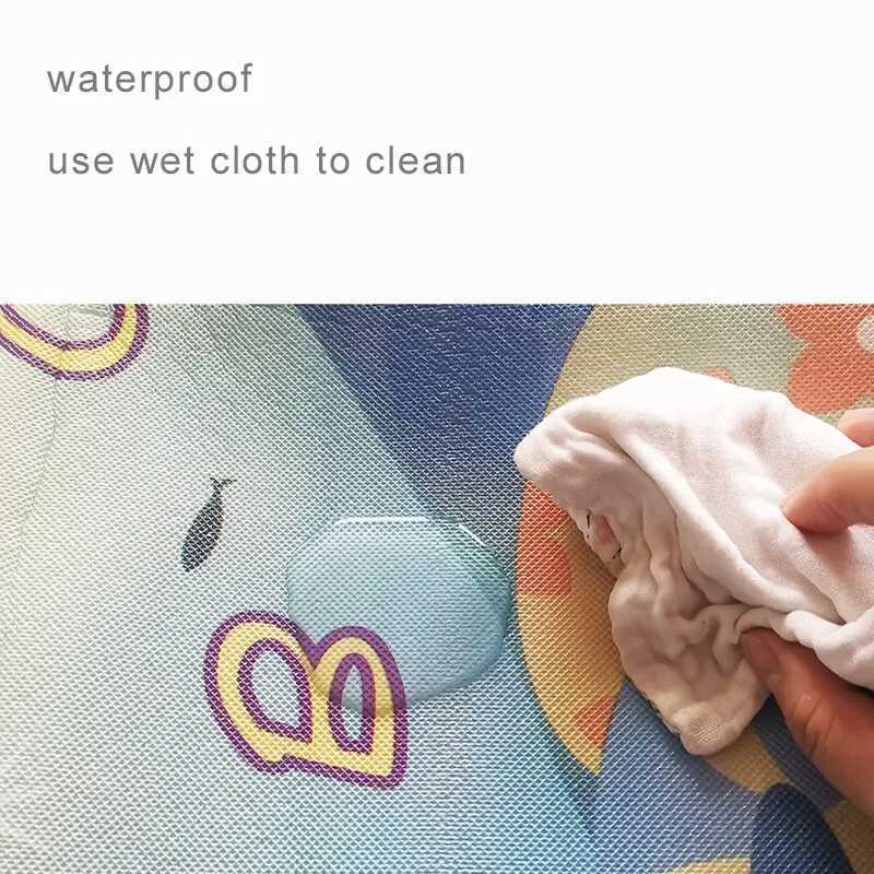 Baby Play Mat Educational Toy for Children Crawling Carpet Game Activity Gym Playground Doubel Sided Printed Kids Rug Foam Floor C2509261