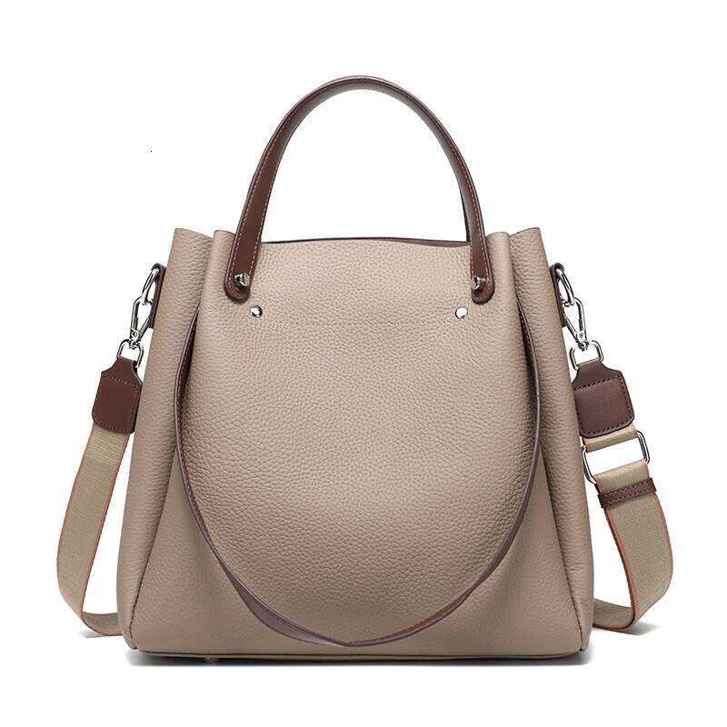 Autumn And Winter New Ladies' Genuine Leather Handbag Trendy Women's Handbags Large Capacity Designer Shoulder Bag Suotong2509