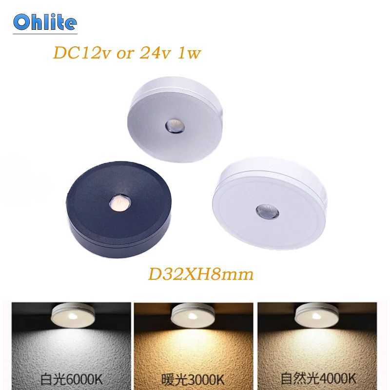 Ultra Slim 8mm USB Spotlight Downlight Round 5V 05W 12V 1W Jewellery Cabinet Wine Cabinet Display Cabinet Mini LED Warm White C250925