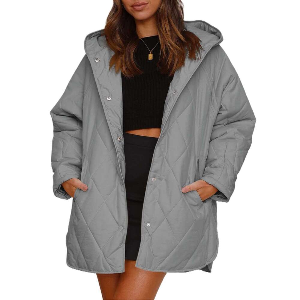 2025 Women's Winter Coat Casual Quilted Hooded Lightweight Jacket for Women