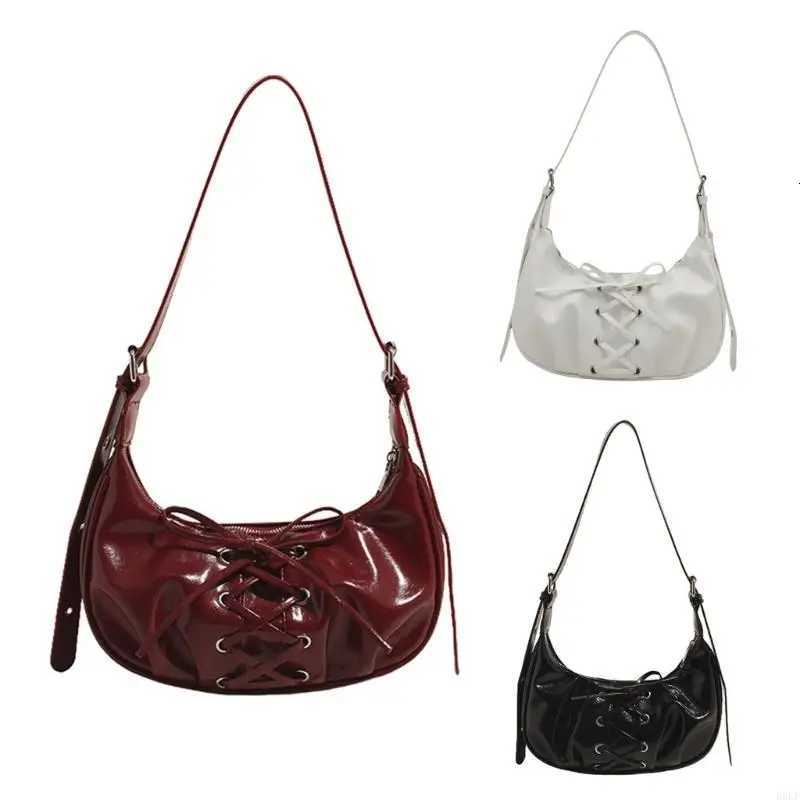 D0LF Shoulder Bag for Women Girls Trendy Evening Clutch Purse Pu Leather Under the Arm Purses Slings Bag Handbag Saddles Bag Z250926