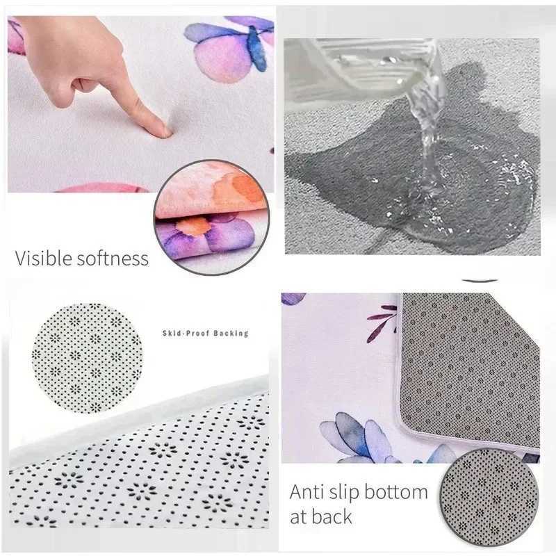 3D Game Carpet for Childrens Bedroom Children Playground Floor Mat NonSlip Kid Automotive Roads Playing Pad Home Decor Rugs C250926