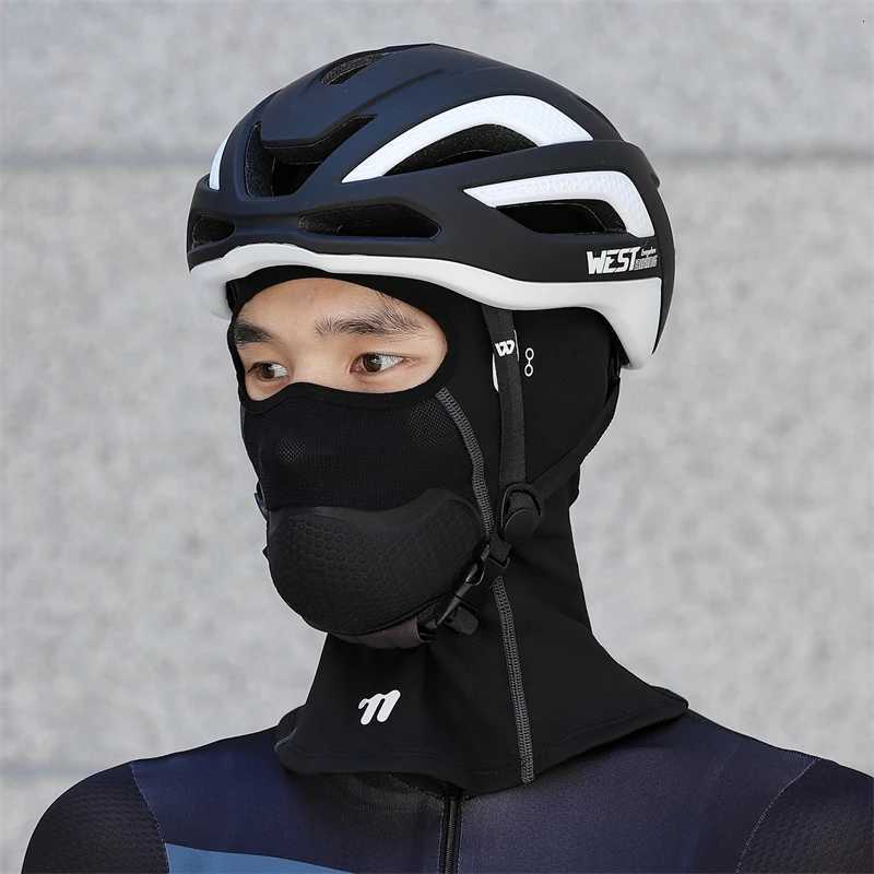WEST BIKING Thermal Winter Balaclava Cycling Full Face Mask Chin Protection Sports Motorcycle Ski Fishing Mask Fleece Scarf Z250926
