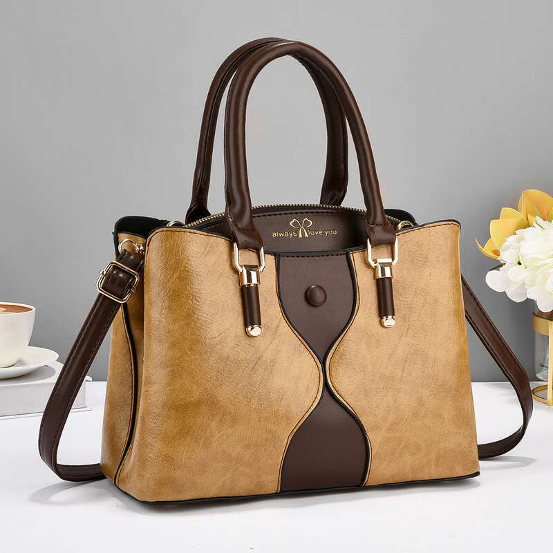 Fashion Brand Handbag Single Shoulder Crossbody Trendy Popular Style Simple and Elegant Mom's Women's Bag Large Capacity