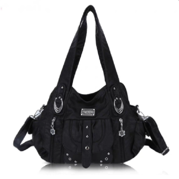 Angelkiss Bag Women Fashion Handbags Women Shoulder Bags PU Leather Handbag Female Satchel Big Shoulder Purse Bag Womens Bag Z250815