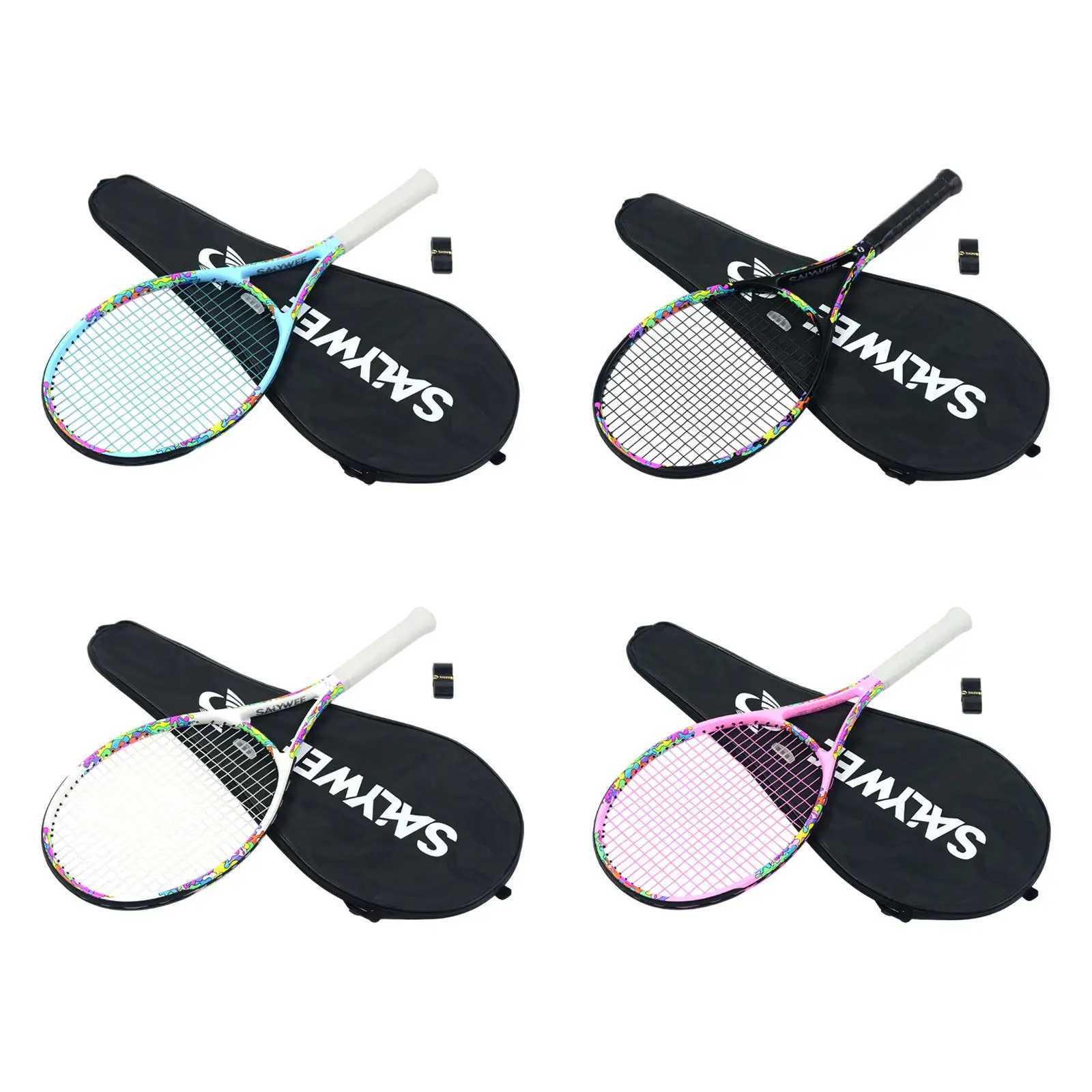 Tennis Racket Lightweight for Beginners Men Women Nonslip Grip with Carry Bag Training for Park Beach Garden Summer Competition J250926