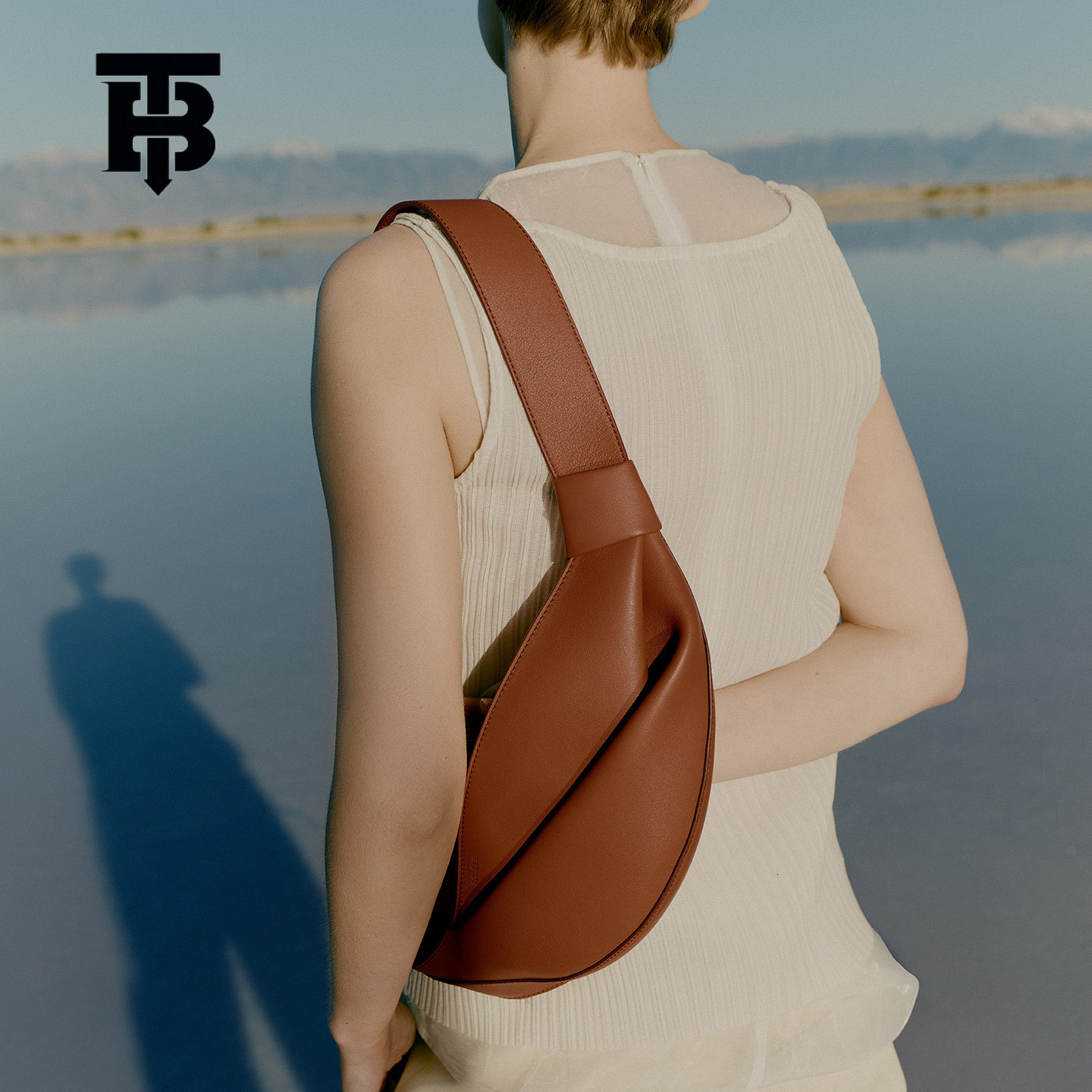 TB BHULAMTE Free Shipping New Designer Bag 2025 High-quality Trendy Glossy Cowhide Crossbody Bag Casual Multifunctional Shoulder Bag