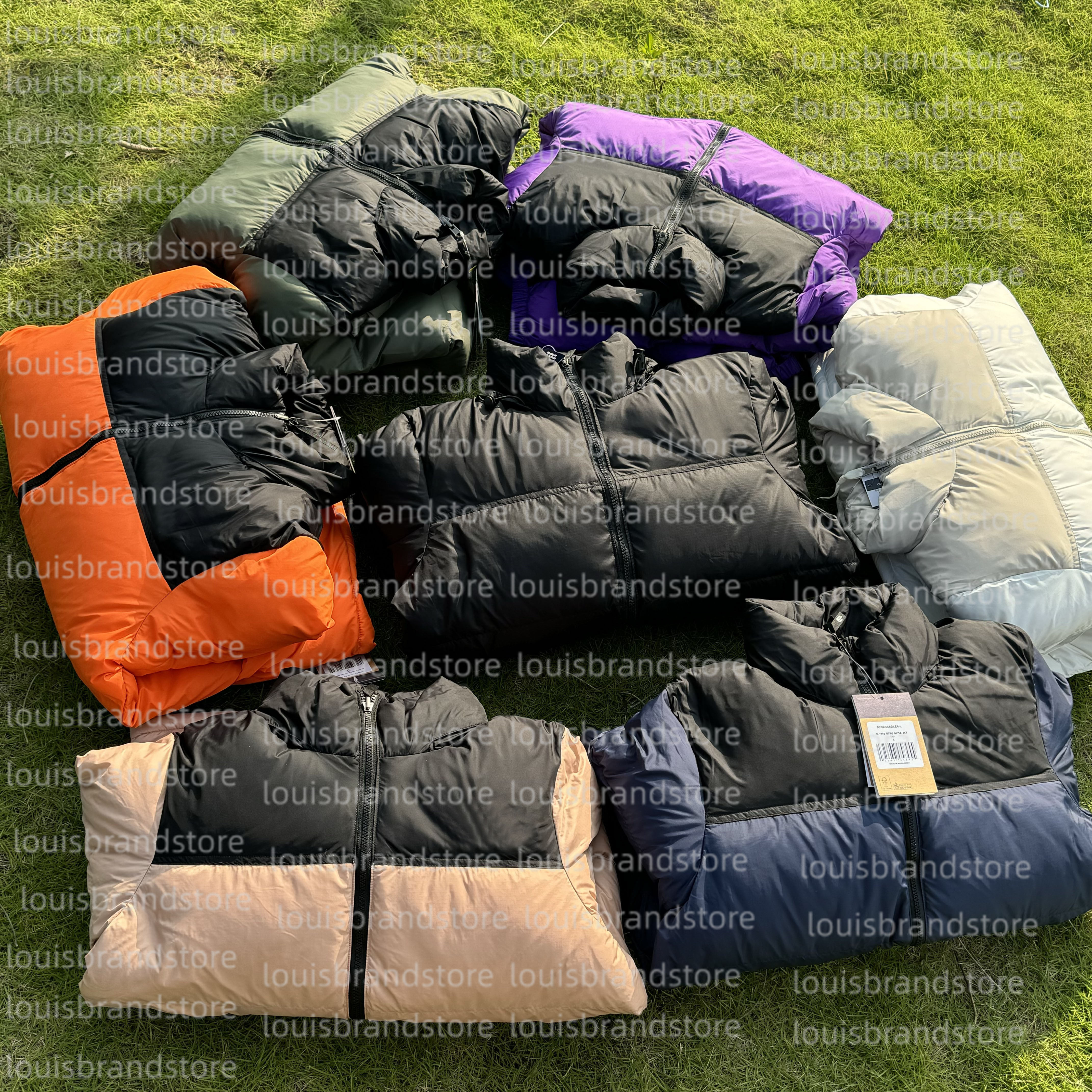 Mens designer down Jackets Norths 1996 jacket Men's Parkas Winter Couples Clothing Couple Thickface 700 Fill-down Stowable Hood Water-repellent Finish Parkas