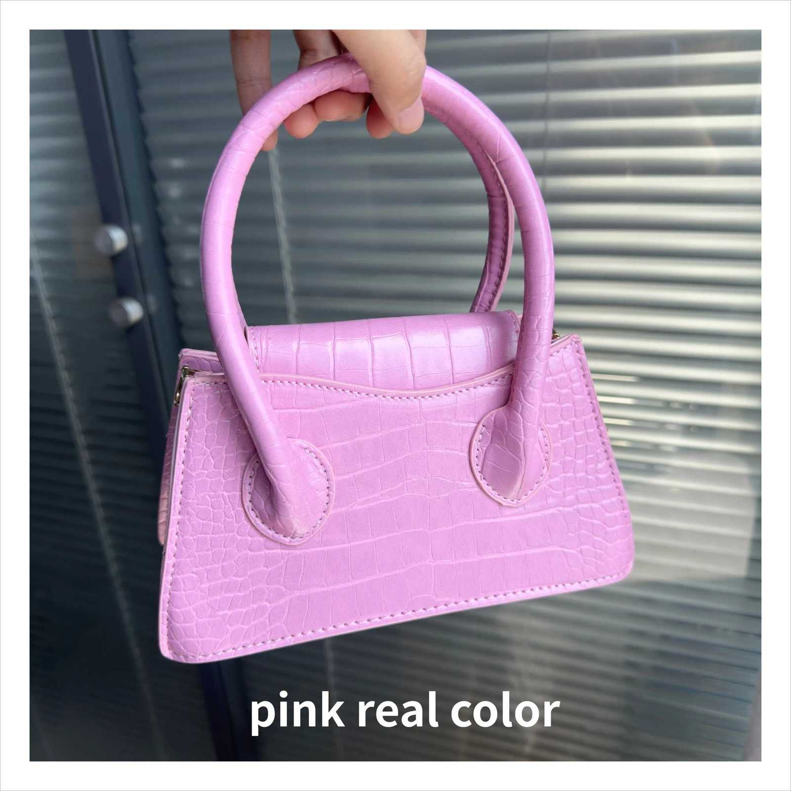 Fashion Pink Small Square Women Clutch Purse Handbags New Simple Ladies Messenger Bag Solid Color Female Shoulder Crossbody Bags Z250926
