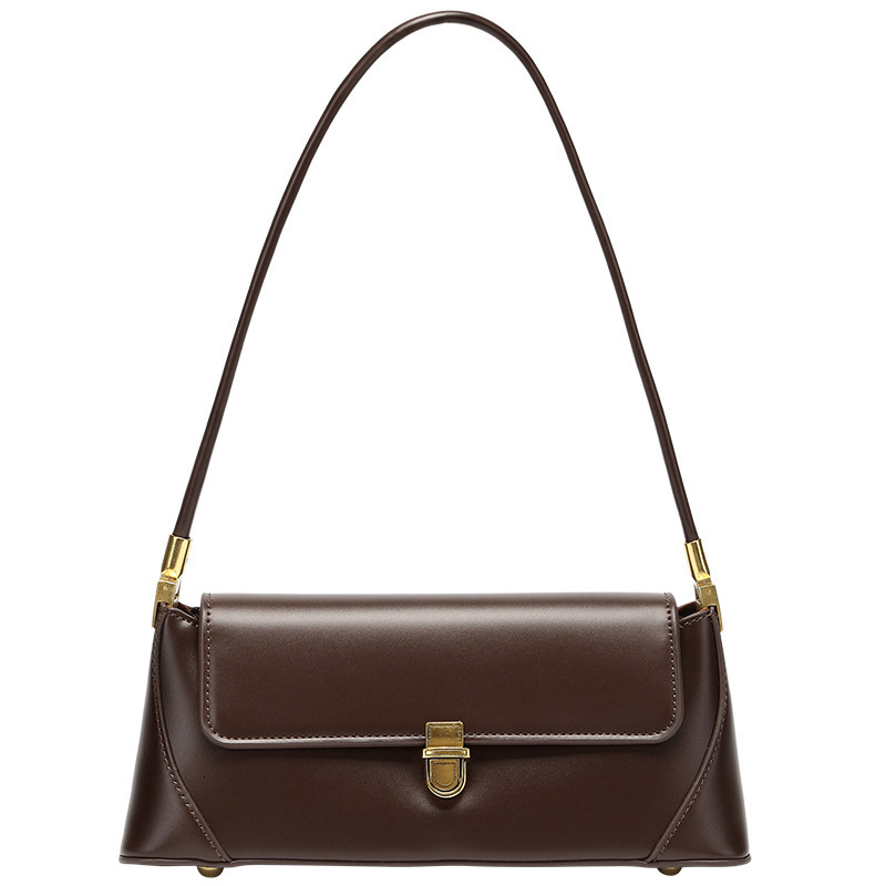 2025 autumn and bag winter new armpit bag retro niche design light luxury French style handbag leather design women's elegant shoulder bag design