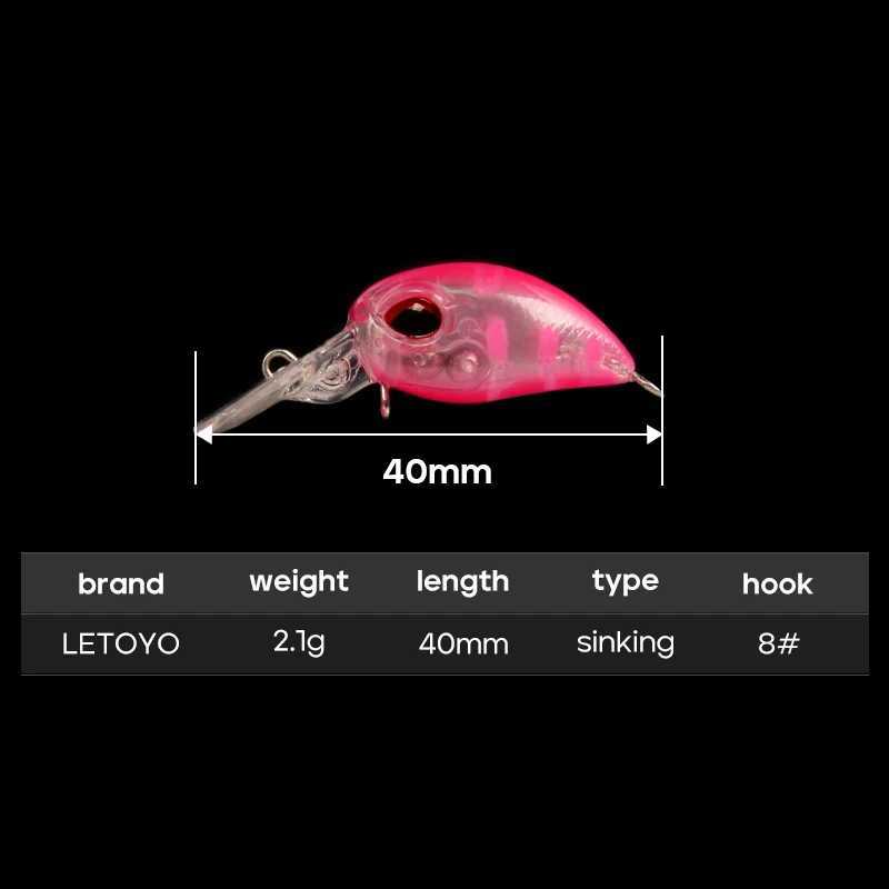 TOYO 21g40mm Sinking Crank Lure Mini Wide Tongue Plate Crank Bait ft And Right High Frequency Swing Trout Lure W250926
