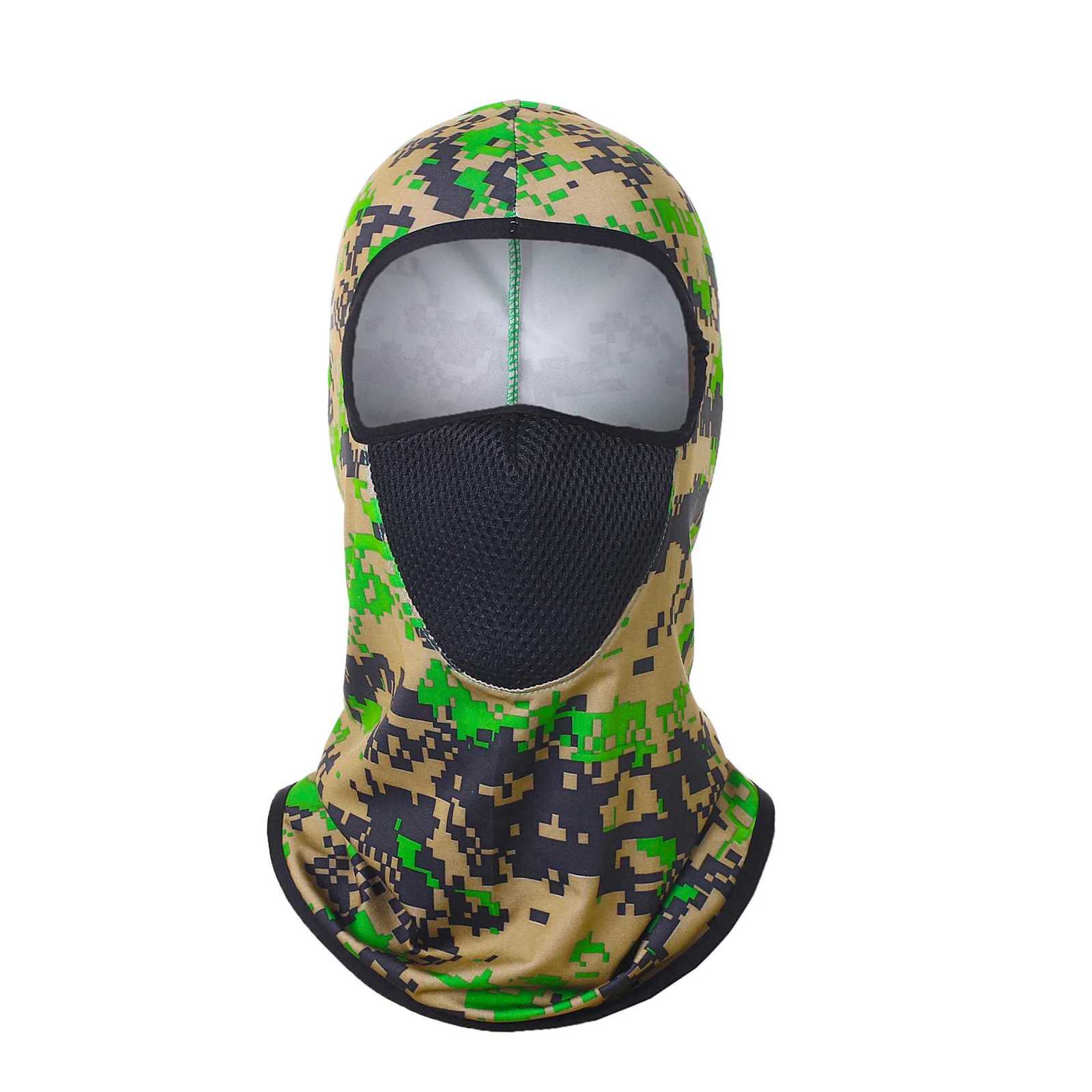 Breathable Mesh Camouflage Balaclava Full Face Mask Ski Cycling Hunting Head Cover Scarf Blaclava Z250926