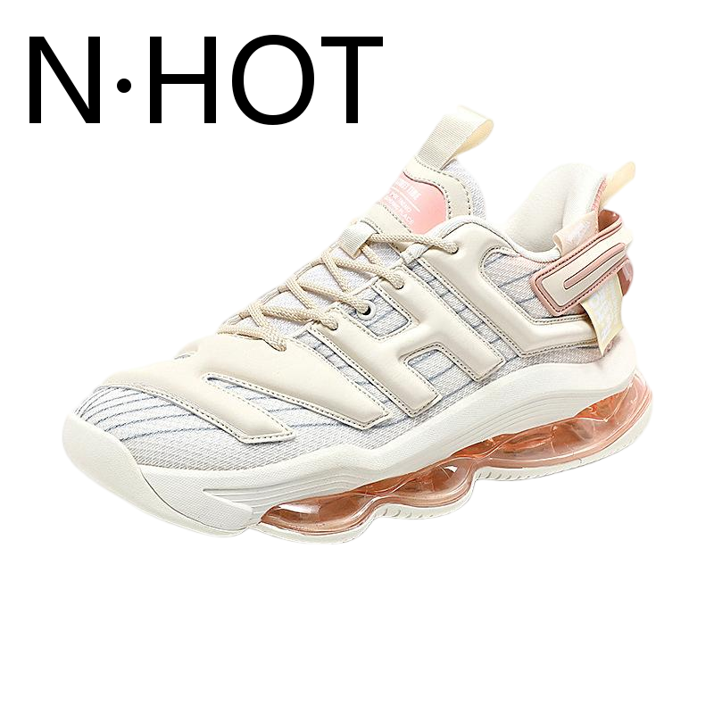 NHOT New Designer Outdoor Sports Shoes Luxurious Air Cushion Fashionable Running Shoes Trendy Anti Slip And Wear-resistant Leather Casual Shoes