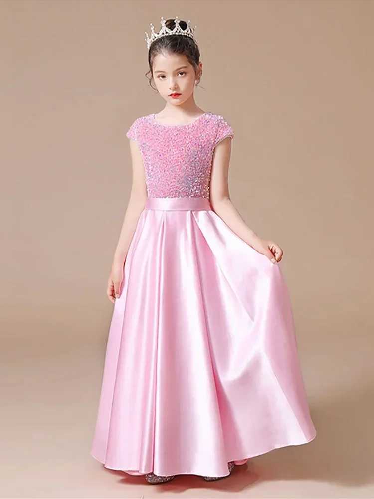 Christmas Dress Flower Girl Dresses Wedding Kid Formal Party Junior Concert Banquet Princess Gown Party Dress For Kids Birthday Z250926
