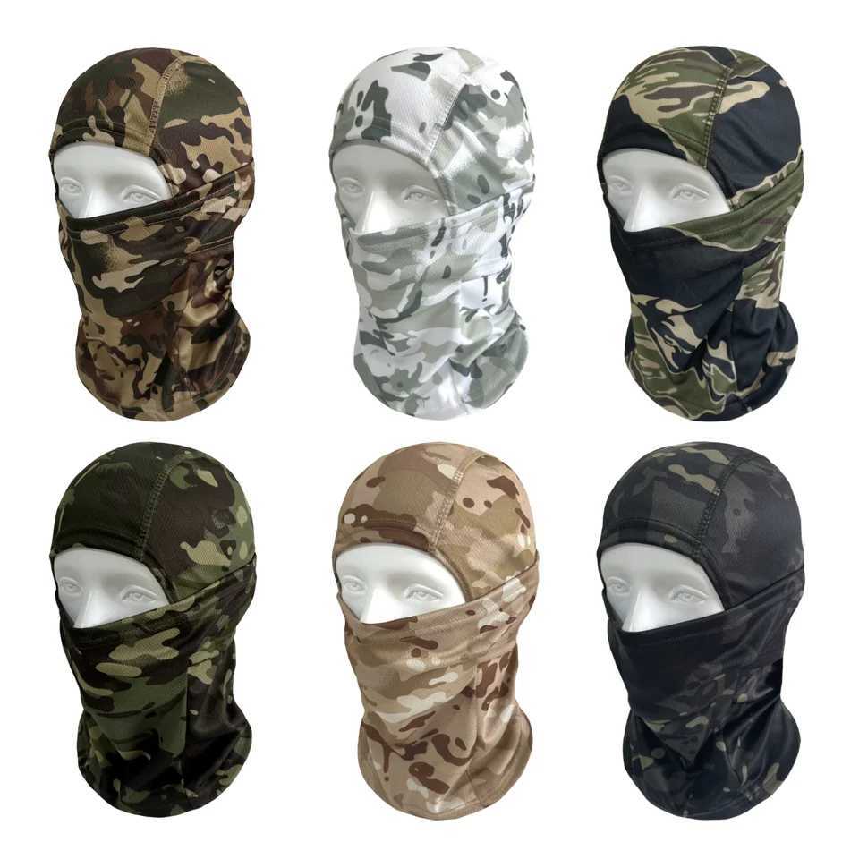 Camouflage Outdoor Ski Mask Sun Protection Balaclava Hat Riding Cycling Hiking Motorcycle Full Face Mask For Men Women Z250926