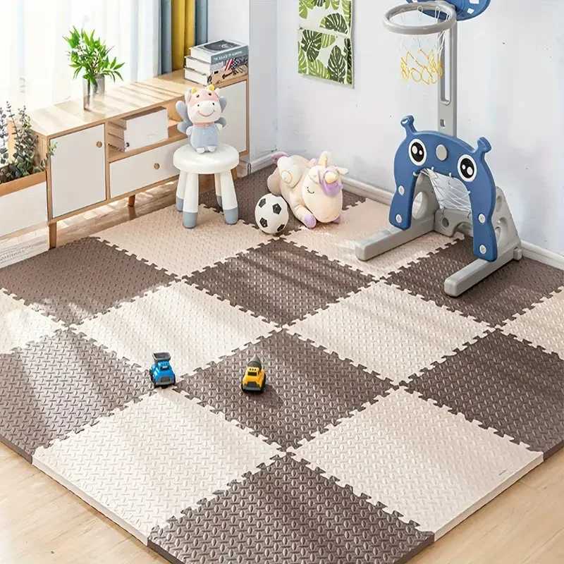 Baby Protection Floor Childrens Foam Puzzle Game Mat EVA Non Slip Living Room Mat Childrens Play Mat Home Decoration 16pcs C250926