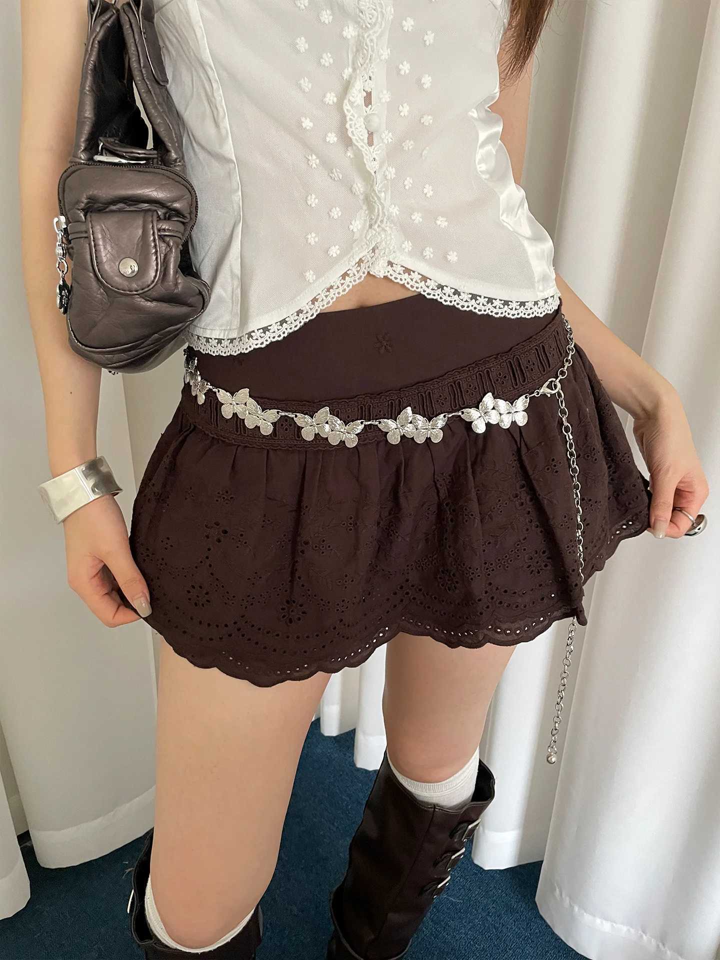 Bohme Style Metal Butterfly Waist Chain For Women A Niche Accessory With A HighEnd Feel For Skirts And Jeans Versatile Belt L250926