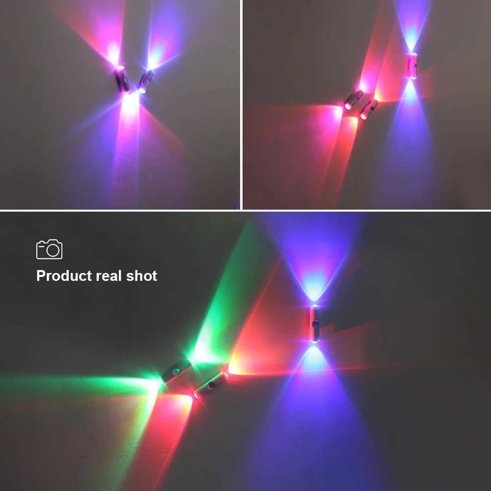 Motion Sensor RGB LED Night Light Wireless Bedside Lamp USB Rechargeable Cabinet Wardrobe Lamp Staircase Backlight Kitchen Party C250925