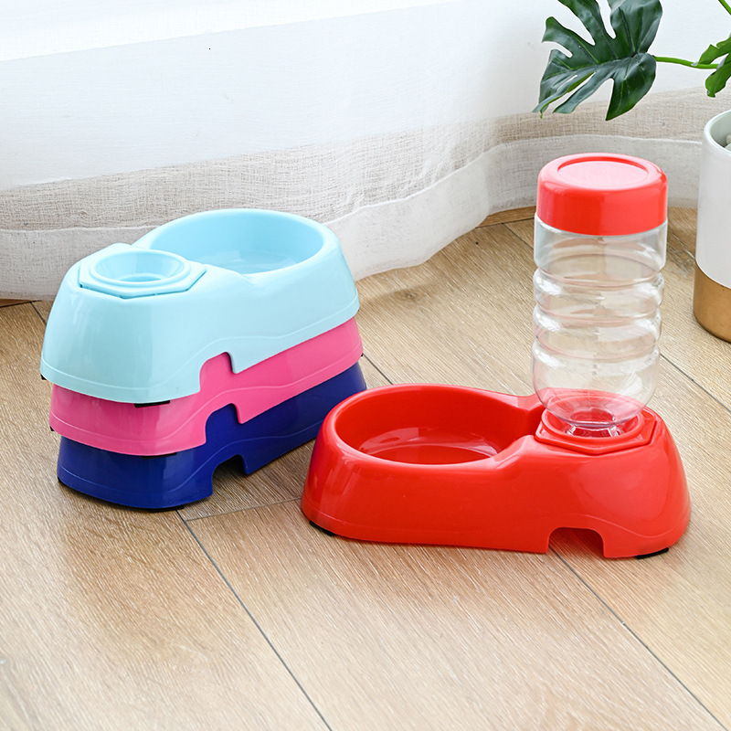 Pet Automatic Dog Basin Feeding Cat Bowl Set Supplies Smart Water Dispenser