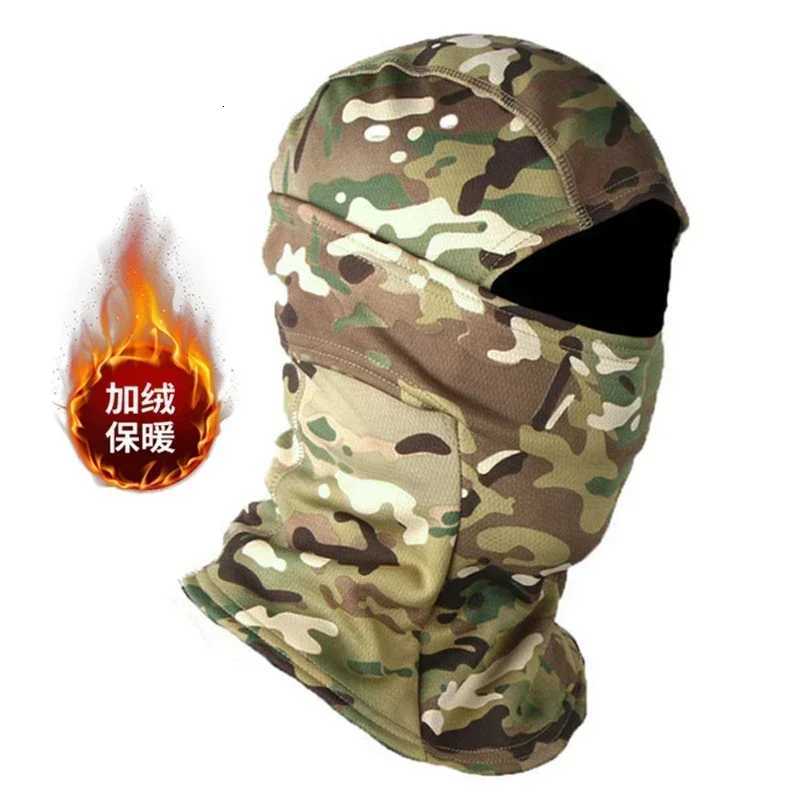Tactical Winter Fleece Warmer Balaclava Thermal Military Helmet Liner Windproof Full Face Mask Cover Ski Beanies Men Women Z250926