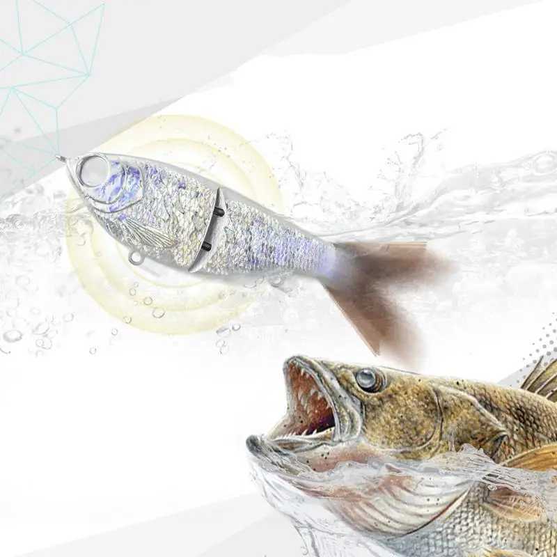 Glide Baits For Pike Salmon Trout Topwater SingJointed Swimbait Bass Fishing Lure W250926