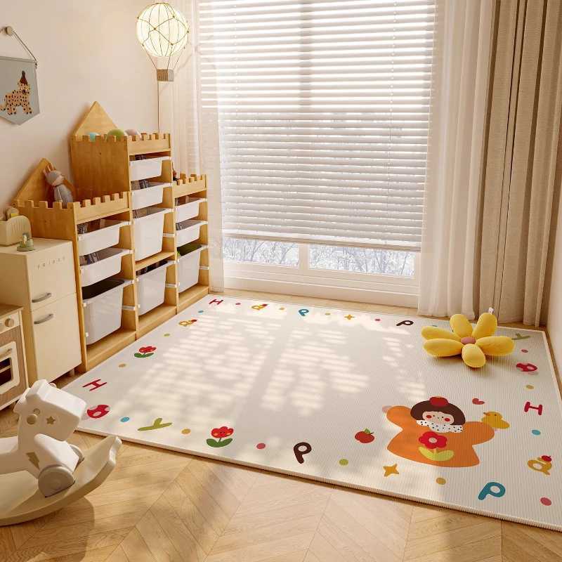 Cartoon Style Carpets for Living Room Large Area Bedroom Decor Girl Carpet Washable Lounge Soft Floor Mat Children Antislip Rug C250926