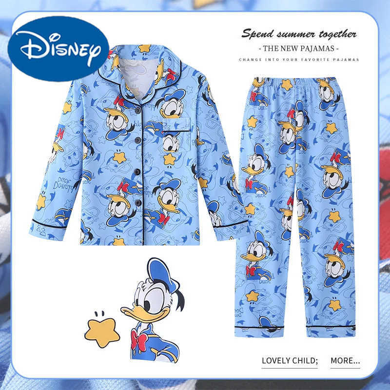 Disney Classic Kids Pajama Sets Children Personality Cartoon Soft Comfortable Nightwear Sets Durable Comfy Indoor Autumn Winter H250926