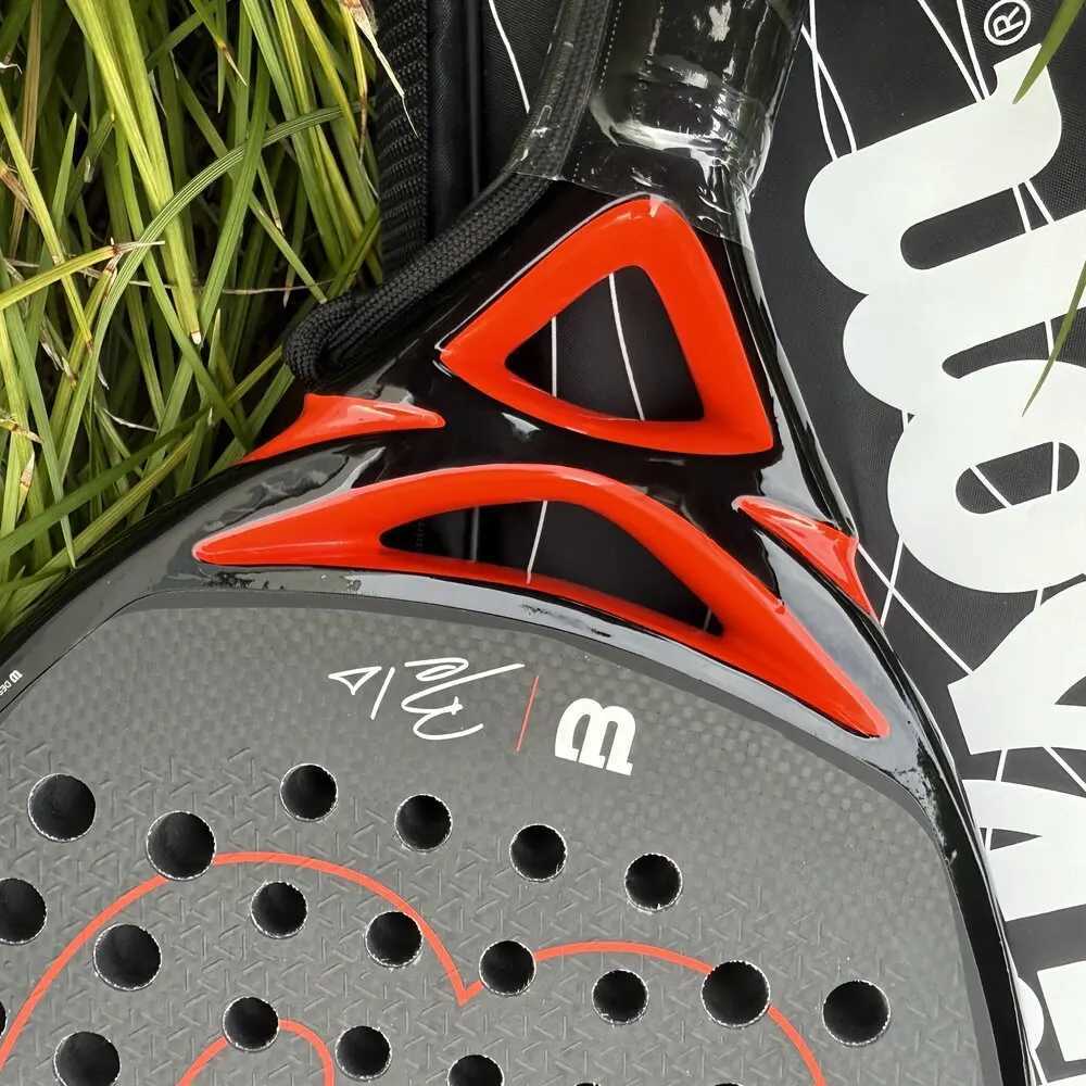 PROfESSional Tennis Rackets CaRBon Fibre Surface Diamond Shape with Eva MEMory FLEx Foam Core Padel Tennis Racquets J250926