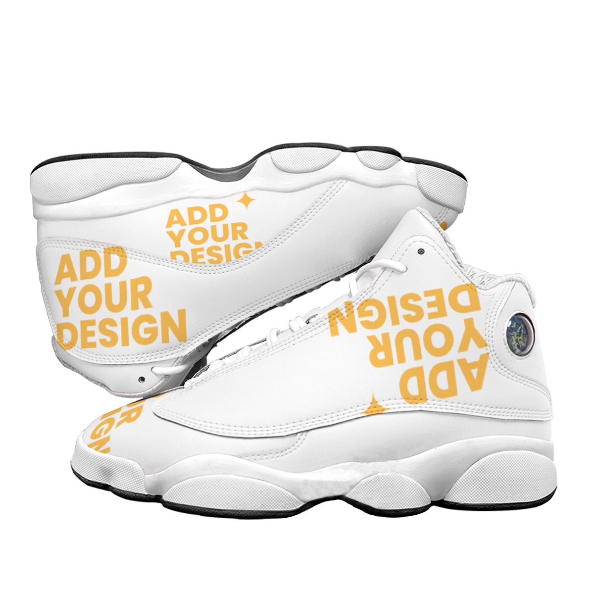 DHgatepod Men's Thick Sole Arc Basketball Shoes - PU Upper & Rubber Outsole, Slip-Resistant, Shock-Absorbing for Outdoor Sports, All Seasons