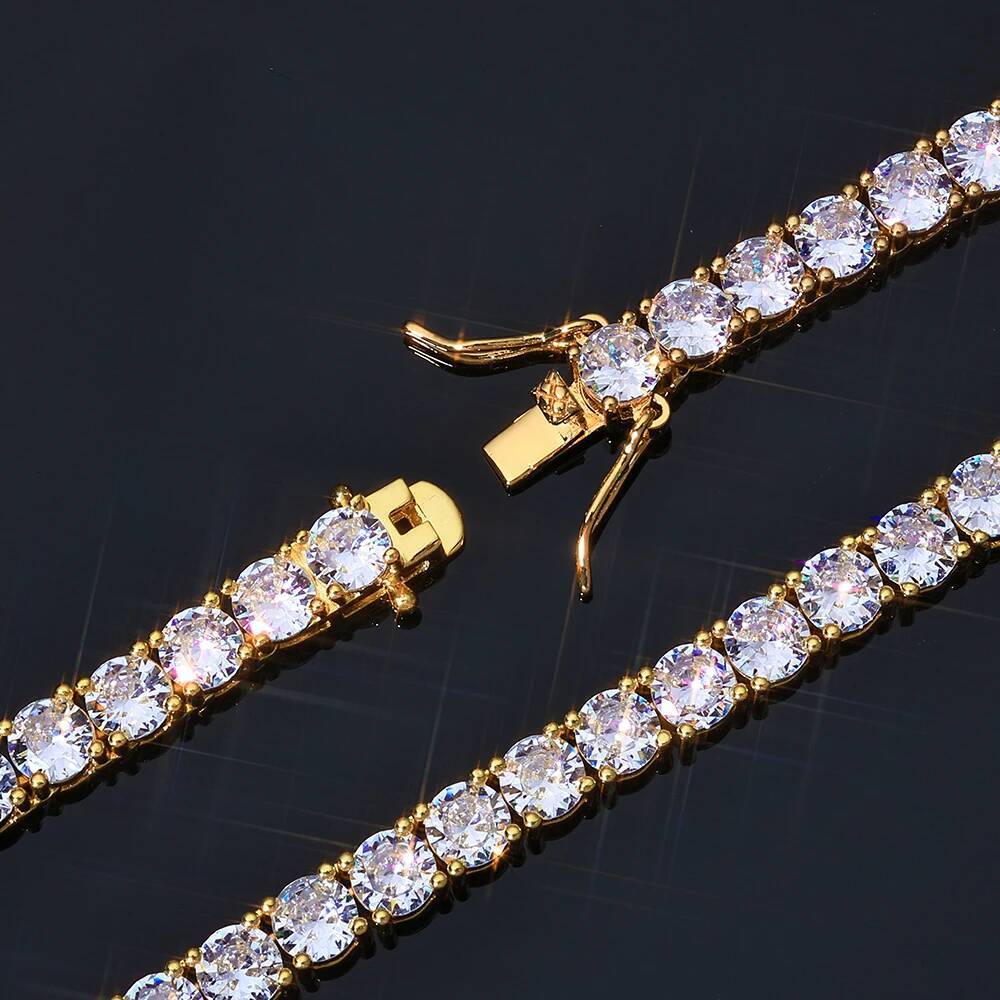 ICEBLING 5mm Moissanite Tennis Bracelet 925 Silver D Colour VVS1