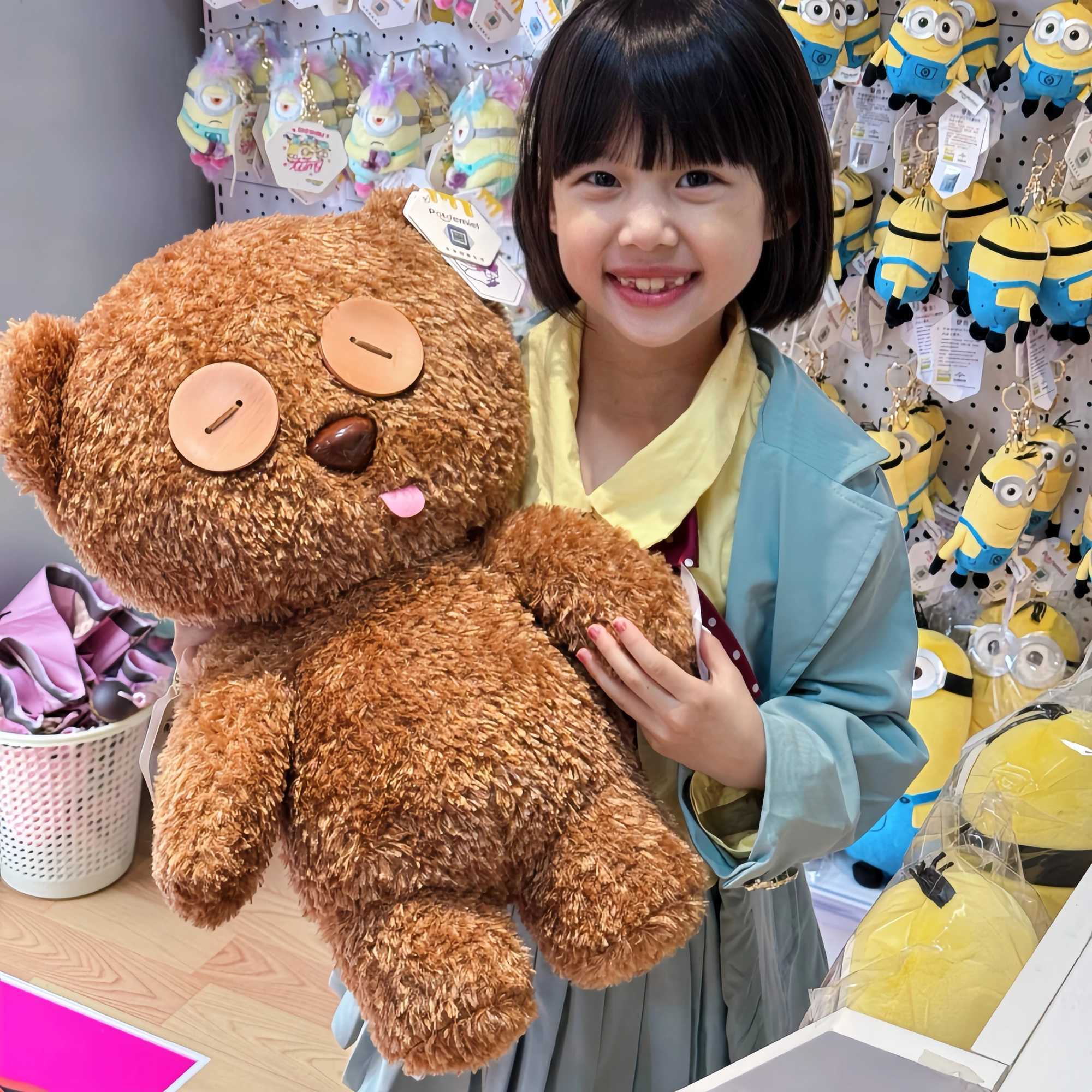 Cartoon Anime Minions TIM Bear Plush Dolls Stuffed Animals Teddy Bear Plushies Pillow Plush Keychains Toy Xmas Birthday Gifts C250925