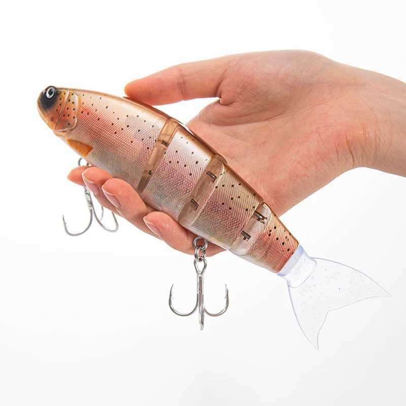105g Madn m Fishing Lure Jointed Giant Big Bait Swimbait Hard Fishing Lure Bass Catfish Bait urre peche m urre W250926