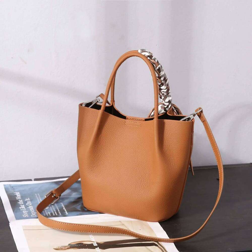 Layer Cowhide Shoulder Women Large Capacity Crossbody Tote Simple Designer Bag suotong2509