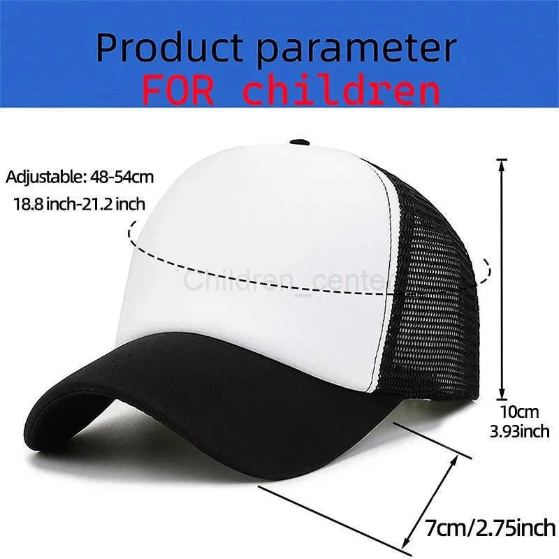 Disney Mickey Minnie Children Baseball Cap Adjustable Trucker Flat Visor Cap Snapback Mesh Boy Girl Casual Sun Summer Cartoon Hat H250926