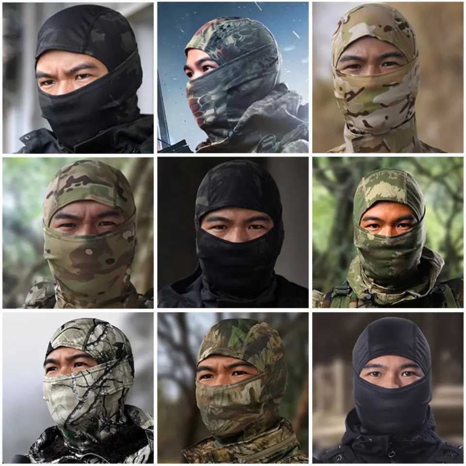 Cycling Full Face Mask Military Camouflage Balaclava Outdoor Fishing Hunting Hood Protection Army Sports Helmet Liner Scarf Z250926
