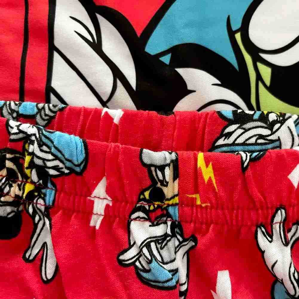 Disney New Summer Kids Boys Girls Clothes Baby cotton Princess Pajamas Summer Short Sleeved Set Cartoon Minnie Childrens Sleepwear H250926
