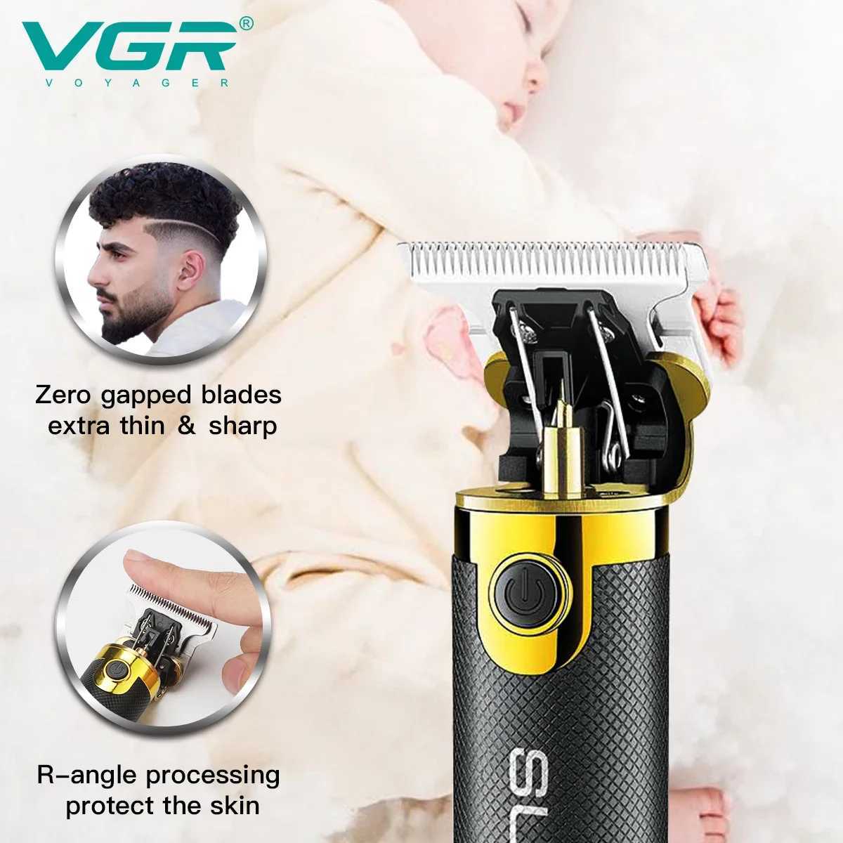 Hair Clipper Professional Hair Cutting Machine Rechargeable Hair Trimmer T9 Rechargeable Haircut Trimmer for Men V082 R250926