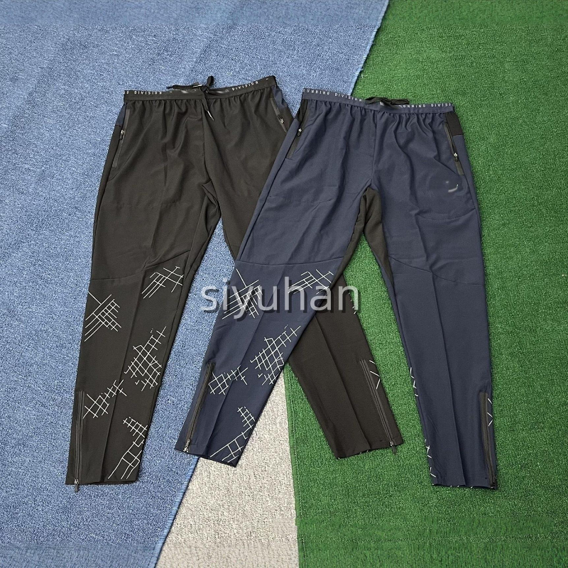 Men's gym elastic tight sportswear, quick-drying running training compressed jogging pants, sports elastic sports pants, training 9-inch pants