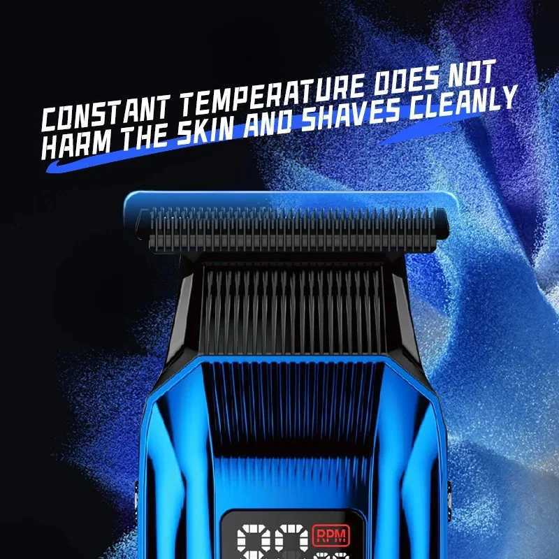 Kemei 2795 Professional Cordless Hair Trimmer Electric Rechargeable Hair Clippers Barber Zero Gapped Finish Hair Citing Machine R250926