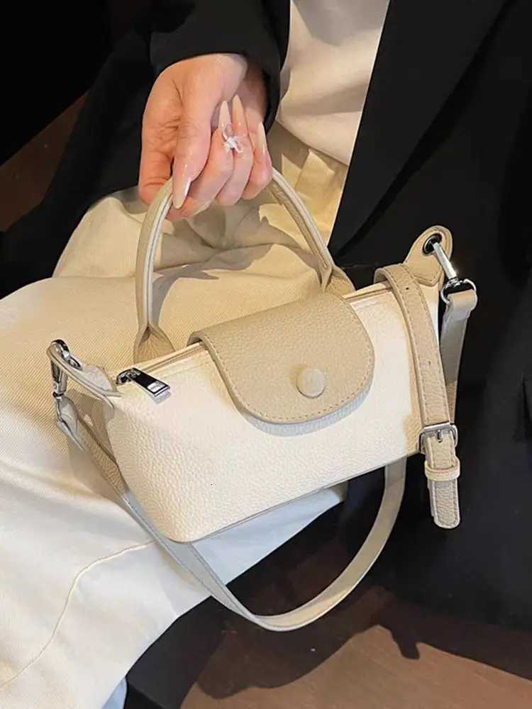 Fashion Contrast Mini Dumpling Crossbody Bag for Women 2025 New High Quality Shoulder Bags black Pink HandBag PursesW250926