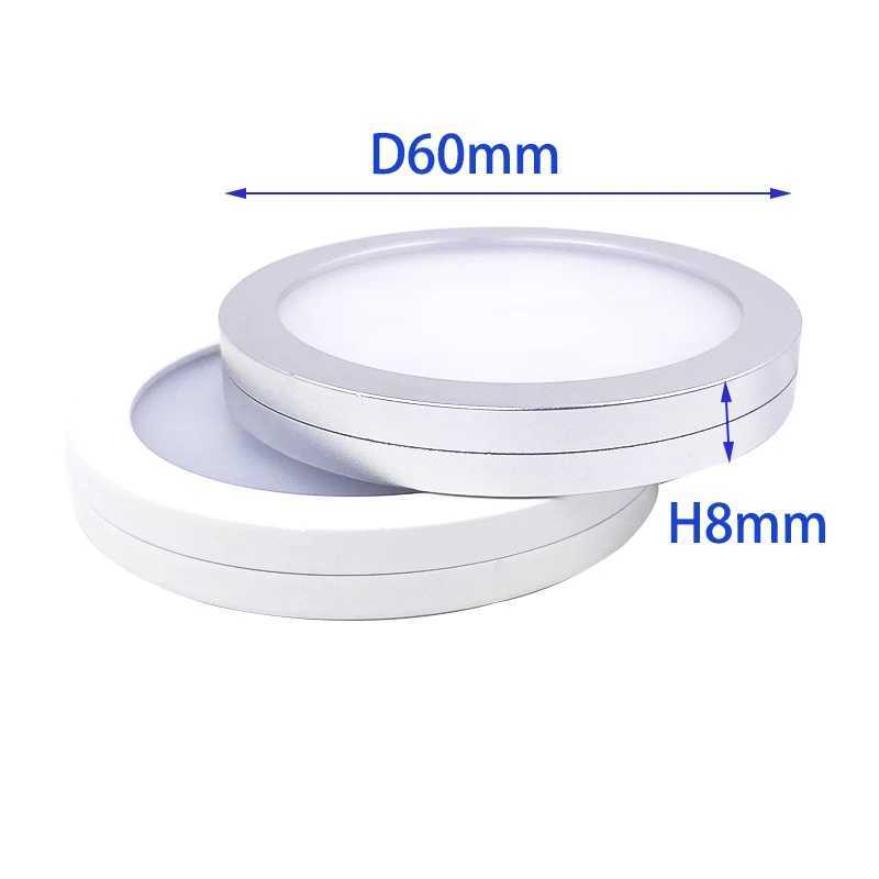 46810 pcspack LED Downlight 3W DC12V 24V Surface Mount Downlight with Magnet Round LED Panel Light Dimmable Spotlight RA90 C250925