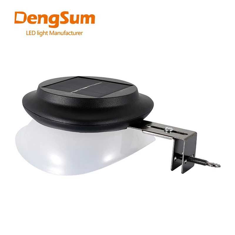 DENGSUM 9 LED UFO Solar Street Lights Home Outdoor Lighting Garden Fence Bar Lights LED Garden Lights C250925