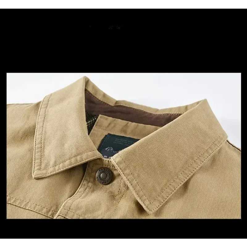 Cotton Windbreaker Bomber Jacket Men Spring Autumn Coat Military Mens Tactics Jackets Man Cargo Casual Jacket Mens Clothes W250926