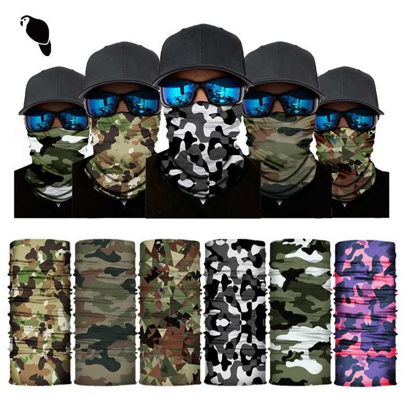 30 Kinds of Camouflage Mountaineering Neck Scarves Outdoor Riding Windproof Mask Summer Sun Protection Headscarf Z250926