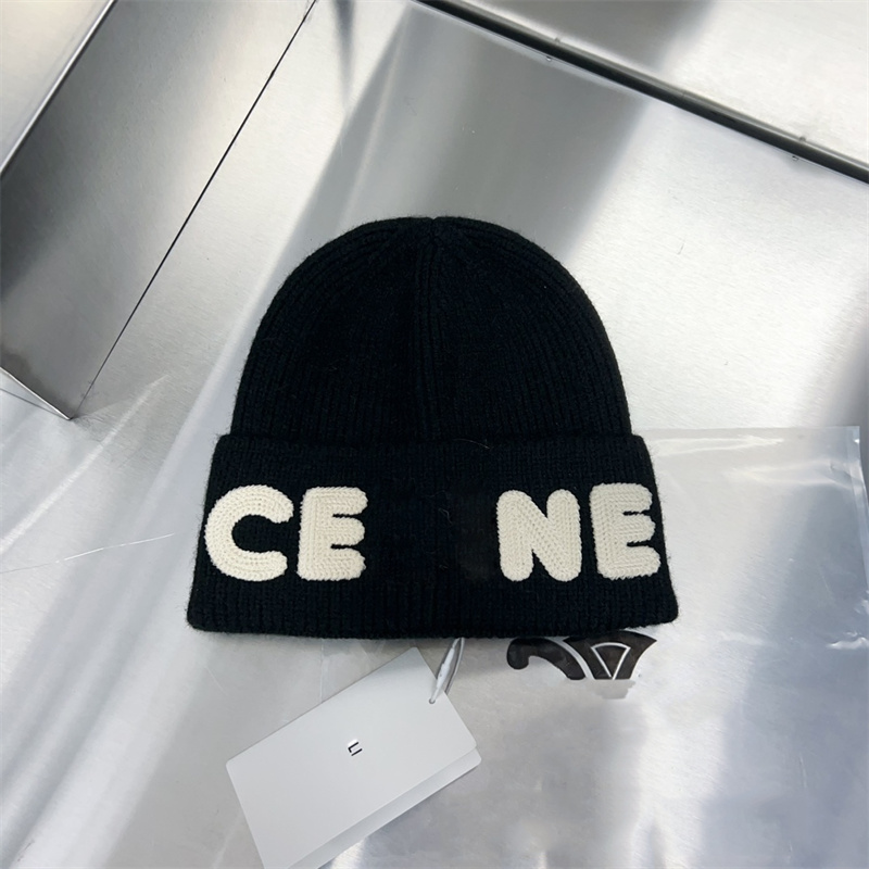 designer beanie good material Luxury Knitted Hat Letter logo Classic UNISEX trend autumn winter Elegance versatile temperament Casual fashion nice
